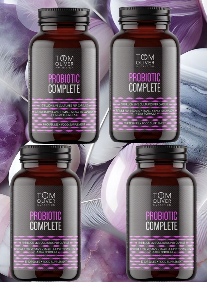 Tom Oliver 4 Pieces Tom Oliver Probiotics 10 Billion 60 Capsules - Image 1